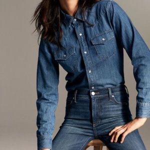 Aritzia Denim Forum | western button up